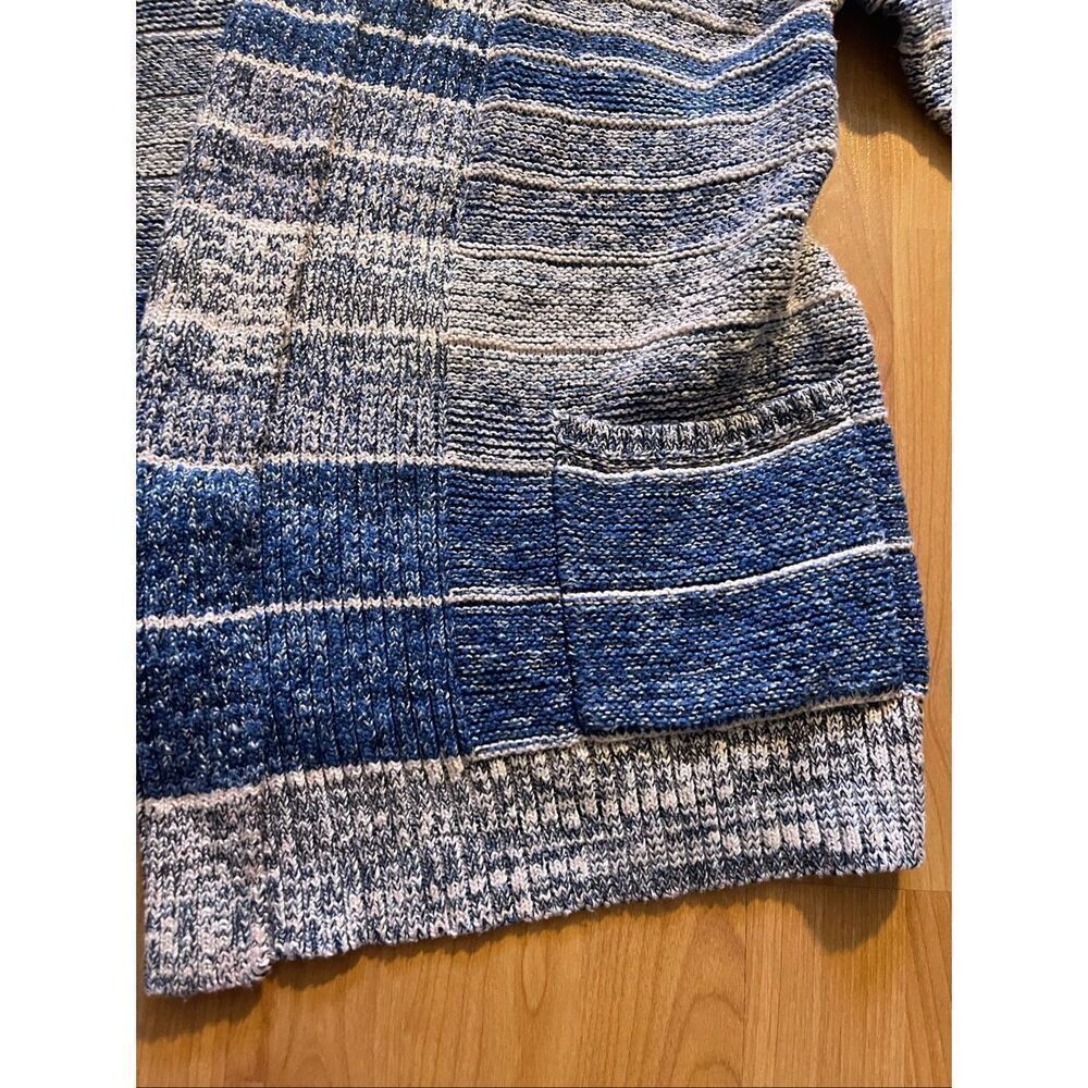 Lucky Brand Blue Open Front Cozy Cardigan Sweater Women’s Size 1X - Picture 2 of 5